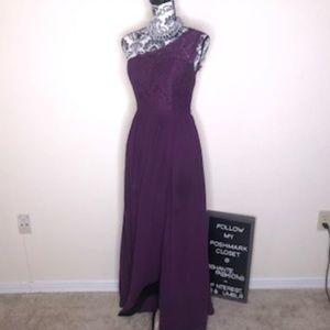 Azazie DEMI One Shoulder Dress